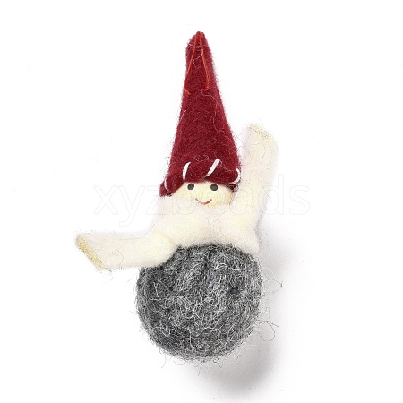 Christmas Theme Wool Felt Display Decorations DIY-K050-04A-1