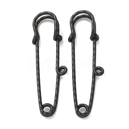 304 Stainless Steel Safety Pins Brooch Findings STAS-C181-01E-B-1