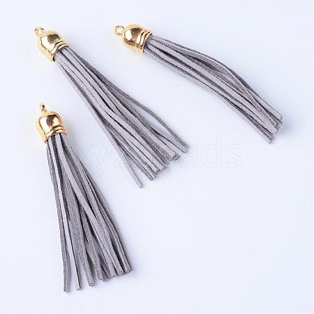 Faux Suede Tassel Pendant Decorations FIND-T003-A09-1