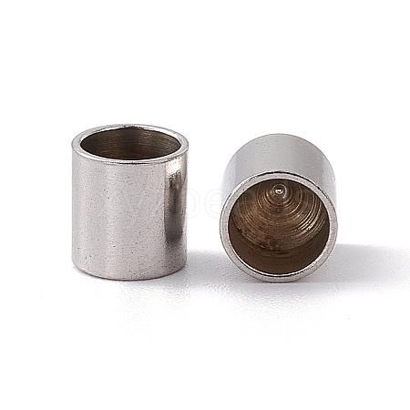 Tarnish Resistant 201 Stainless Steel Cord Ends X-STAS-G288-01C-P-1