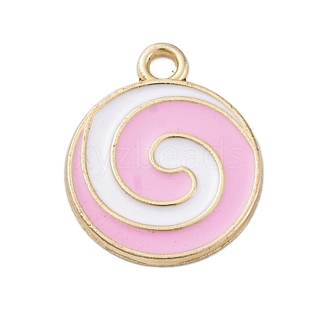 Christmas Alloy Enamel Pendants ENAM-S027-01E-G-1