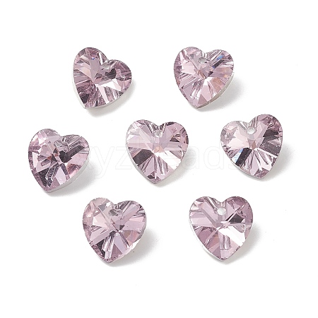 Faceted Glass Charms X-RGLA-L026-B11-1