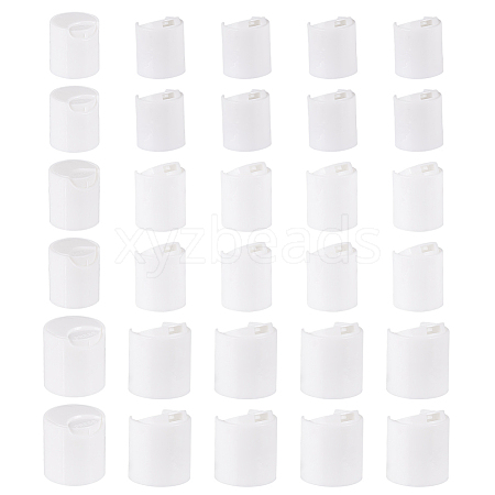 BENECREAT 30Pcs 3 Style PP Plastic Press Caps AJEW-BC0003-83C-1