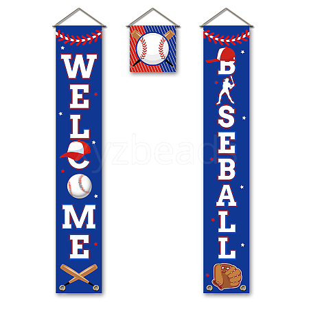 Polyester Hanging Sign for Home Office Front Door Porch Decorations HJEW-WH0023-033-1