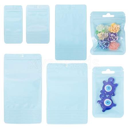 50Pcs 5 Styles Macaron Color Plastic Yin-yang Resealable Bags OPP-TADJ0001-03A-1