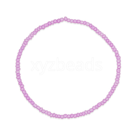 Glass Seed Beads Stretch Bracelets ZE8223-1-1