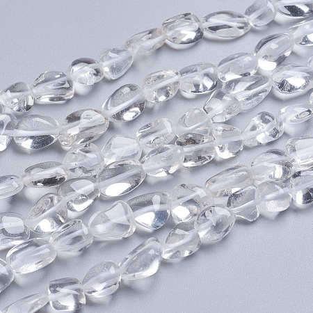 Natural Quartz Crystal Beads Strands G-G841-A12-1