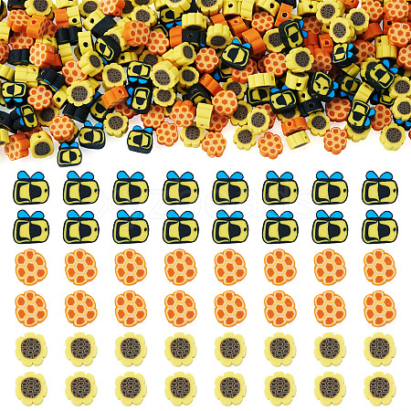 90G Handmade Polymer Clay Beads CLAY-TA0002-06-1