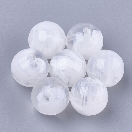 Acrylic Beads OACR-T008-11B-09-1