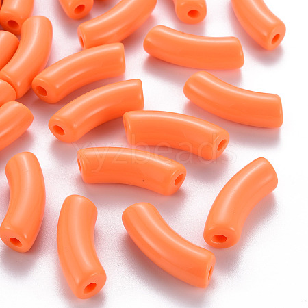 Opaque Acrylic Beads X-MACR-S372-001B-S025-1