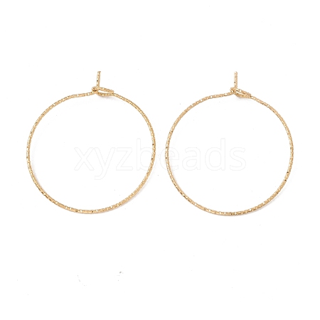 Ion Plating(IP) 316 Surgical Stainless Steel Hoop Earrings Findings STAS-D183-02G-02-1