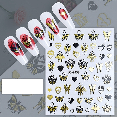 Butterfly Paper Nail Art Stickers PW-WG16398-08-1