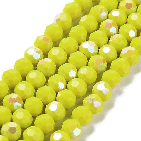 Opaque Glass Beads Strands EGLA-A035-P10mm-L04-1