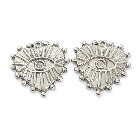 304 Stainless Steel Pendant Cabochon Settings for Enamel LS-STAS-P279-38P-1
