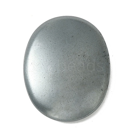 Electroplated Synthetic Non-Magnetic Hematite Worry Stone for Anxiety G-H021-02-1