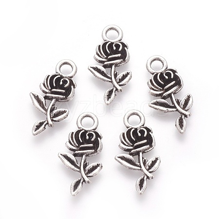 Tibetan Style Alloy Pendants X-PALLOY-WH0054-01AS-1