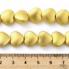 Electroplate Glass Beads Strands EGLA-H109-12H-04-4