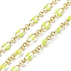 Enamel Oval Link Chains CHC-K014-10G-04-1