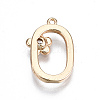 Brass Pendants KK-Q768-001G-O-2