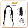 PU Imitation Leather Adjustable Bag Straps FIND-WH0417-85-2