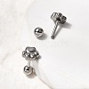 304 Stainless Steel Nose Bone Rings STAS-B126-14P-02-2