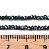 Electroplate Glass Beads Strands EGLA-A034-P1mm-B10-A-4