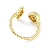 Brass Open Cuff Rings RJEW-I100-04G-3