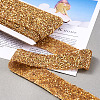 Glitter Resin Hotfix Rhinestone(Hot Melt Adhesive On The Back) OCOR-TA0002-03-40mm-6