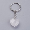 Natural Quartz Crystal Keychain KEYC-F019-02S-2