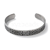 304 Stainless Steel Cuff Bangles BJEW-P307-02A-P-2