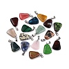 Natural & Synthetic Mixed Stone Pendants G-N344-18P-1