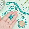  2 Strands Imported Natural Turquoise Beads Strands G-NB0004-17-3