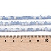 Frosted Crackle Glass Beads Strands GLAA-U001-4mm-M14-4