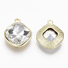 Golden Plated Alloy Pendants PALLOY-N154-03E-2