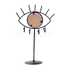 Iron Tabletop Detachable Jewelry Stand with Eye Shaped Vanity Mirror BDIS-K006-01EB-3
