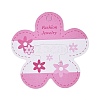 Cardboard Paper Jewelry Display Cards for Hair Ties Storage CDIS-N004-18-3