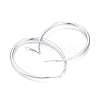 201 Stainless Steel Teardrop Hoop Earrings for Women EJEW-N052-03A-01-2