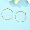 Ion Plating(IP) 304 Stainless Steel Hoop Earrings EJEW-N0016-11G-H-5