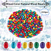 Natural Wood Beads WOOD-GF0002-14A-2