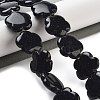 Natural Black Agate Beads Strands G-F769-A01-02-2