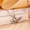 Vintage Stainless Steel Eagle Pendant Necklaces VR5102-3