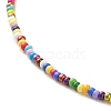 Glass Seed Beaded Necklace X-NJEW-JN03825-01-4