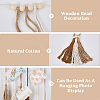 Bohemian Hand-woven Cotton Rope Tassel with Wood Beads Wall Hanging Ornaments FIND-WH20019-136A-03-5