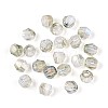 Transparent Spray Painted Glass Beads EGLA-N018-4mm-03-2