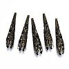 Tibetan Style Iron Bead Cones IFIN-049Y-01AB-NR-3