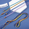  14Pcs 14 Colors Nylon Cord Braided Necklace Making MAK-TA0001-13-3