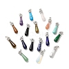 Natural & Synthetic Mixed Gemstone Pendants G-G976-01P-1