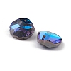 Electroplate Glass Pendants GLAA-A008-06B-3