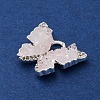 Natural Quartz Crystal Rock Crystal Pendants KK-Z066-04S-2