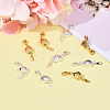 10 Sets 2 Colors Zinc Alloy Magnetic Clasps PALLOY-CJ0001-140-7